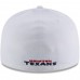 Men's Houston Texans New Era White Omaha 59FIFTY Fitted Hat 3155948
